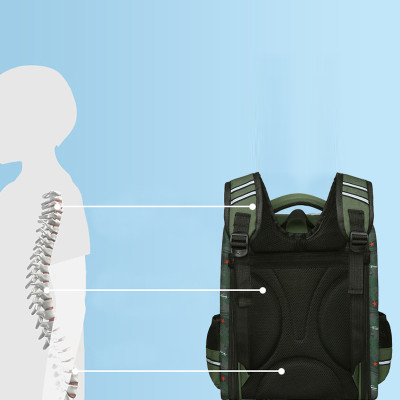 Ba lô học sinh tiểu học, ba lô học sinh vỏ cứng PC phong cách mới  - BEE GEE HS1304