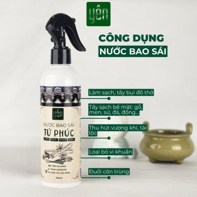 Nước Bao Sái Tứ Phúc Yên Làm Sạch Bàn Thờ Lau Vệ Sinh Đồ Thờ Cúng Thu Hút Tài Lộc