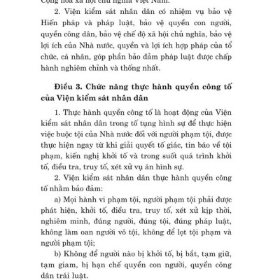 Luật tổ chức Viện kiểm sát nhân dân năm 2014 - bản in 2024