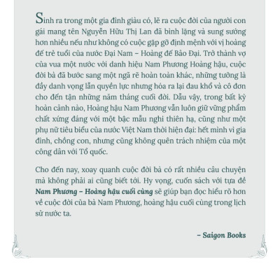 Nam Phương - Hoàng Hậu Cuối Cùng