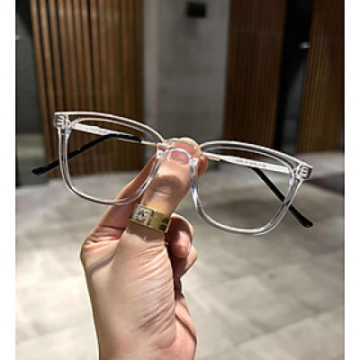 Kính thời trang Mắt vuông trong suốt nhỏ thời trang Korea