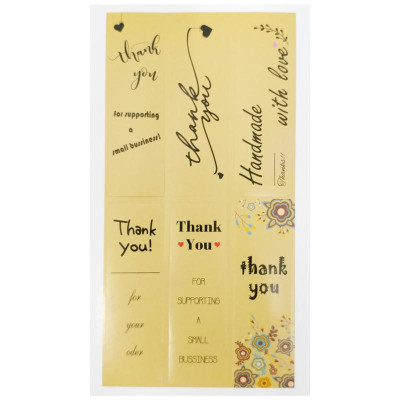 Sticker Cảm Ơn - Teenage CTE-038 (5 Tờ)