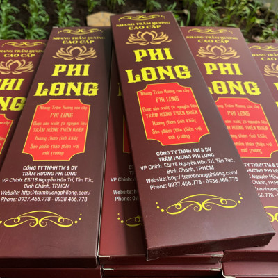 Nhang trầm hương thiên nhiên Phi long - 40cm