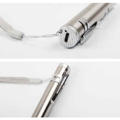 Đèn pin mini 3in1 chiếu sáng, laser, tia cực tím sạc điện 