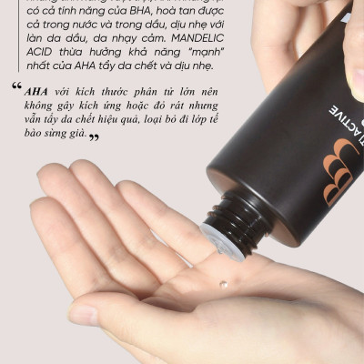 Toner Đa Chức Năng B3 Multi Active Tẩy Da Chết, Kiểm Soát Dầu Thừa, Phục Hồi Da Mụn 205ml