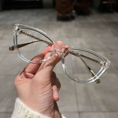 Kính Mắt mèo trong gọng kim loại cao cấp cho nữ