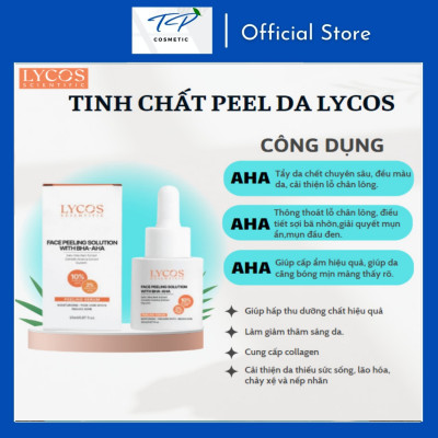 Combo 3 - Sáng Da Mờ Nám Lycos : Tinh chất Peel Da Lycos + Kem Nám Đêm Lycos + Dưỡng ẩm Lycos