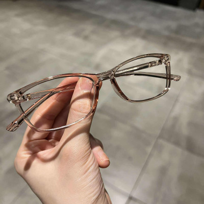 Kính gọng nhựa dẻo Mắt vuông form nhỏ