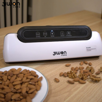 Máy hút chân không JIWON JWH-2830, máy hàn miệng túi nhỏ gọn, dùng được cho đa số loại túi