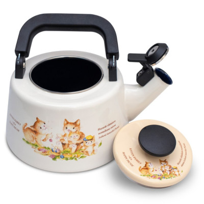 Ấm đun tráng men cao cấp Fujihoro KIT-2.2WK 2.1L - Hàng chính hãng