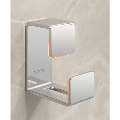 Móc Treo Chậu Inox 304 Gắn Tường Nhà Tắm, Treo Thau, Chậu Giặt, Móc Treo Đồ Đa Năng, Không Khoan Đục. Takyhome 2019