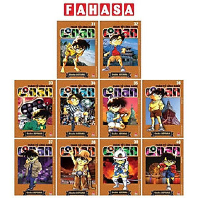 Combo Manga - Thám Tử Lừng Danh Conan: Tập 31 - 40 (Bộ 10 Tập)