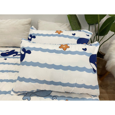 Vỏ Gối Nằm Cotton Poly kích thước 45x65cm, k xù lông k phai màu, màu sắc nét nhiều mẫu cực đẹp. 1 ĐÔI