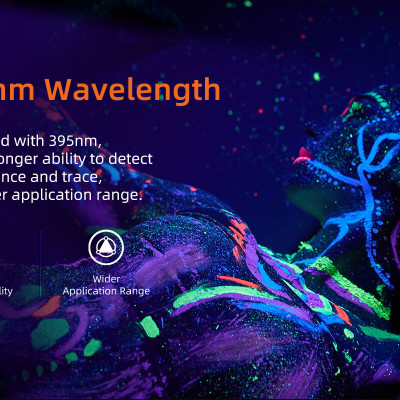 Đèn pin sạc cầm tay nhỏ gọn chiếu tia UV Superfire Z01 sử dụng bước sóng 365nm thông dụng