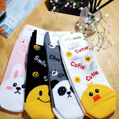 Tất vớ nữ hình thú cổ ngắn Kikiya cao cấp Hàn Quốc W-A-028