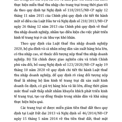 Nông Nghiệp Xanh Và Sạch - Những Điều Cần Biết Về Chinh Sách Nông Nghiệp Và Phát Triển Nông Thôn
