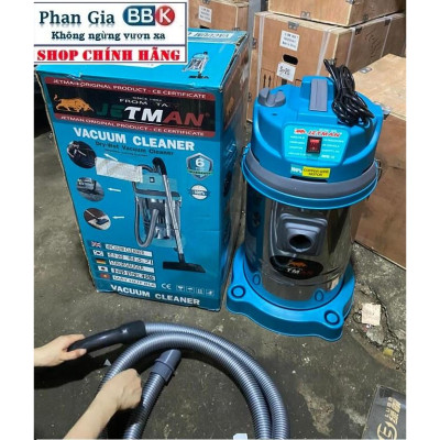 [chính hãƞg] Máy Hút Bụi công nghiệp Jetman 40L - 1650W Hút khô, Hút ướt Siêu khỏe, Mô tơ 100% Dây đồng, Bảo hành 1 năm
