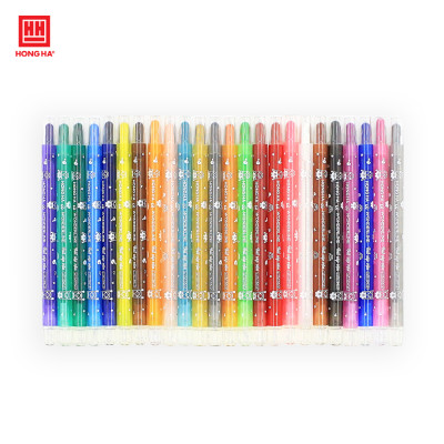 Bút sáp vặn Hồng Hà Minions 24 màu - 8120