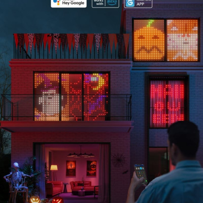 Đèn LED trang trí tường Govee Curtain Lights H70B1 | Tạo hình đa dạng công nghệ mới