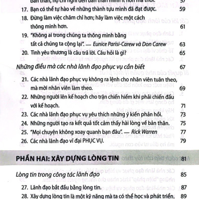 Những Chân Lý Đơn Giản Về Lãnh Đạo