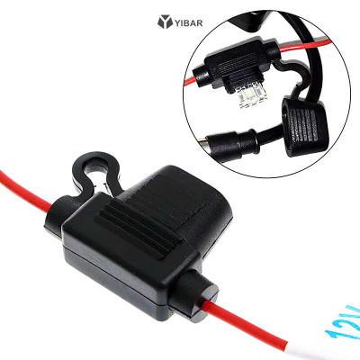 Bộ khuếch đại tín hiệu ăng-ten trên ô tô, tăng cường tín hiệu Radio FM, AM chống nhiễu chủ động, nguồn 12V, hàng nhập khẩu