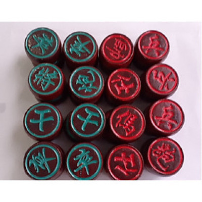 Quân cờ tướng gỗ nhãn đục 1 mặt 3,5cm