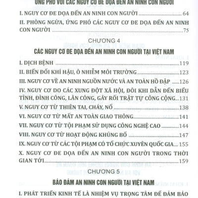 Nguy Cơ Đe Dọa Đến An Ninh Con Người Tại Việt Nam Và Những Vấn Đề Đặt Ra Đối Với Công Tác Phòng Ngừa, Ngăn Chặn (Sách chuyên khảo)