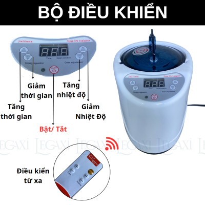 Máy Xông Hơi Khô Bồn Tắm Mini Tại Nhà Spa Khếch Tán Tinh Dầu Body Cơ Thể Hàng Nhập Khẩu Legaxi