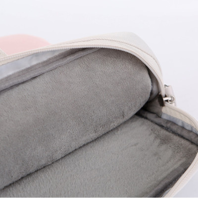 Túi chống sốc dành cho laptop macbook kèm gấu bông siêu cute đáng yêu