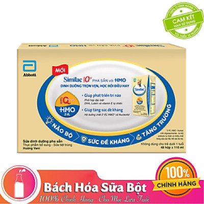 Thùng 48 Hộp Sữa Nước Abbott Similac 110ml