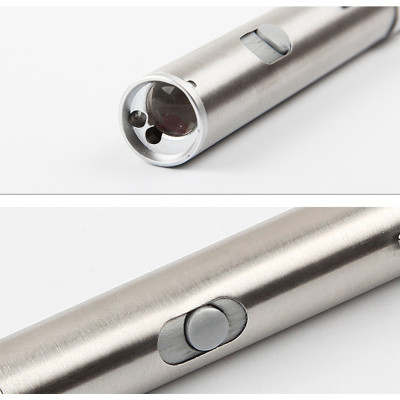 Đèn pin mini 3in1 chiếu sáng, laser, tia cực tím sạc điện 