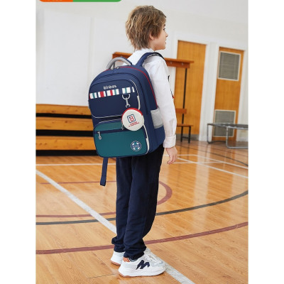 BINBES - B-3558 Balo học sinh Cấp 1 siêu nhẹ, chống gù, chống thấm nước, cặp sách học sinh tiểu học