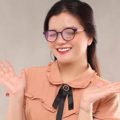 Gọng kính tr90 phối càng hợp kim cao cấp mt067