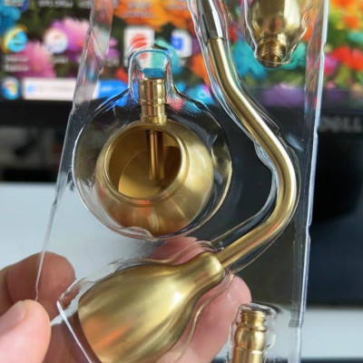 Bình Hồ Lô Lọc Thuốc L,á Bằng Đồng Cao Cấp. Bình Hồ Lô Lọc Bằng Nước, Sử Dụng Đa Năng Tiện Lợi, Tháo Lắp Vệ Sinh Dễ Dàng