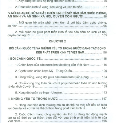 Quan Điểm Mới Của Đảng Cộng Sản Việt Nam Về Phát Triển Kinh Tế Trong Văn Kiện Đại Hội Đảng Lần Thứ XIII Và Những Vấn Đề Đặt Ra Đối Với Công Tác Bảo Vệ An Ninh Kinh Tế (Sách Chuyên Khảo)