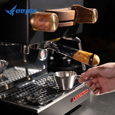 Tay cầm espresso không đáy kết hợp của gỗ và nhựa cây tư nhiên FEEPIE