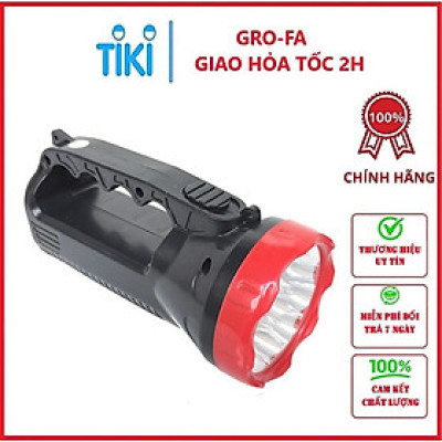 Đèn pin LED 9 bóng sạc xách tay - Hàng chính hãng