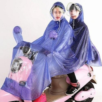 Áo Mưa 1 và  2 Đầu Cánh Dơi Chấm Bi Thời Trang Chất Liệu dẻo mềm - hàng việt