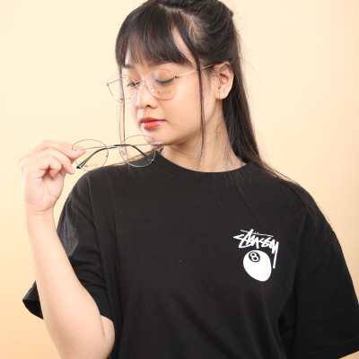 Gọng kính titanium 9005 thời trang nam nữ cao cấp siêu nhẹ siêu bền OURESS