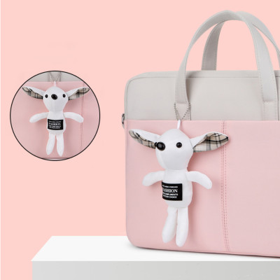 Túi chống sốc dành cho laptop macbook kèm gấu bông siêu cute đáng yêu