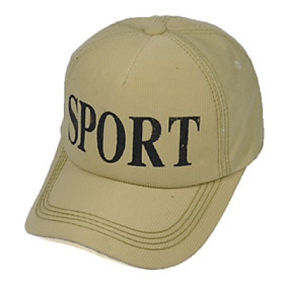 Mũ lưỡi trai thể thao Sport thời trang, chất liệu vải cotton gân nổi đẹp mắt - Hạnh Dương