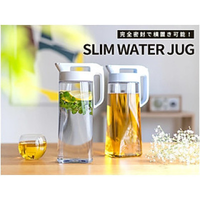 Set 02 bình nước nắp khóa Asvel Drink Vio 2.1L, thiết kế tinh tế, hiện đại cùng gam màu trang nhã tô điểm thêm cho không gian gia đình - nội địa Nhật Bản 