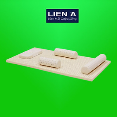 { TẶNG GỐI } Nệm Cao Su Em Bé Liên Á Bambino - Cao 2cm - Đệm Cũi Em Bé Cao Su Thiên Nhiên 100%
