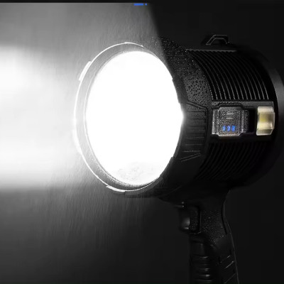 Đèn pin cầm tay tìm kiếm cứu nạn Terino WP-470 (chống nước, sạc điện và sạc năng lượng mặt trời) - Hàng chính hãng