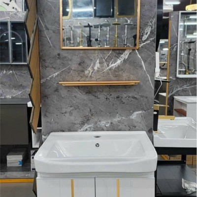 Tủ lavabol Nhôm Mini Juno Sofa KT 52 x 36 cm kèm đủ phụ kiện lắp đặt