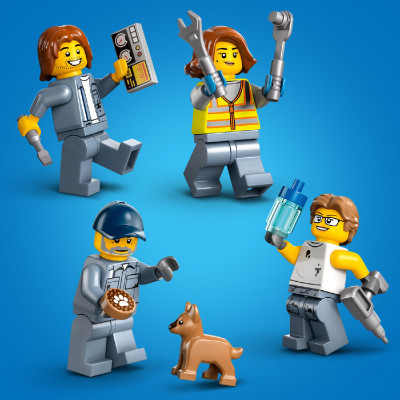 LEGO CITY 60472 Đồ Chơi Lắp Ráp Bãi Phế Liệu Ô Tô (871 chi tiết)