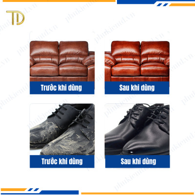 Dung dịch vệ sinh túi da, chai vệ sinh Sofa, chai vệ sinh nội thất bảo vệ da chống nấm mốc