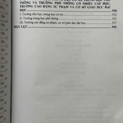 Sách Danh Mục Thiết Bị Dạy Học Tối Thiểu Trong Nhà Trường - V2517T