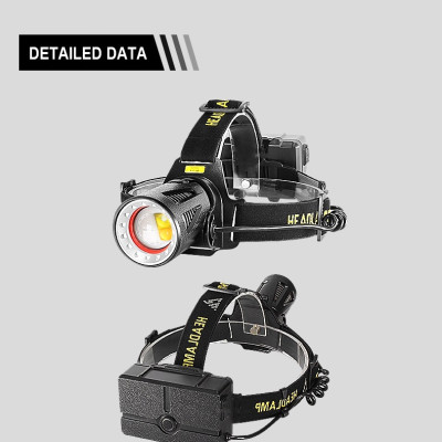 Đèn pin sạc choàng đầu siêu sáng TERINO K18A (chống nước, đèn vàng và trắng - Hàng chính hãng