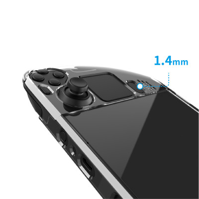 Bao Case Trong Suốt PC Crystal bảo vệ cho Máy chơi game Valve Steam Deck / Steam Deck OLED - Hàng Chính Hãng